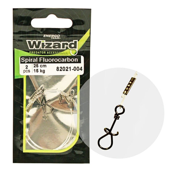 WIZARD 25 cm Spiral Clip Leader