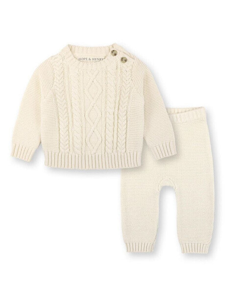 Костюм Hope & Henry Cable Sweater Set Baby.