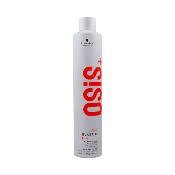 Лак фиксирующий средней фиксации Schwarzkopf Osis+ Elastic 500 мл