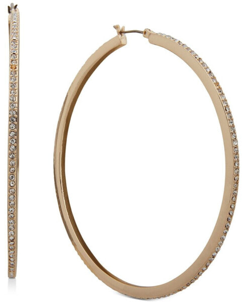 Серьги DKNY Crystal Pavé Hoop  23