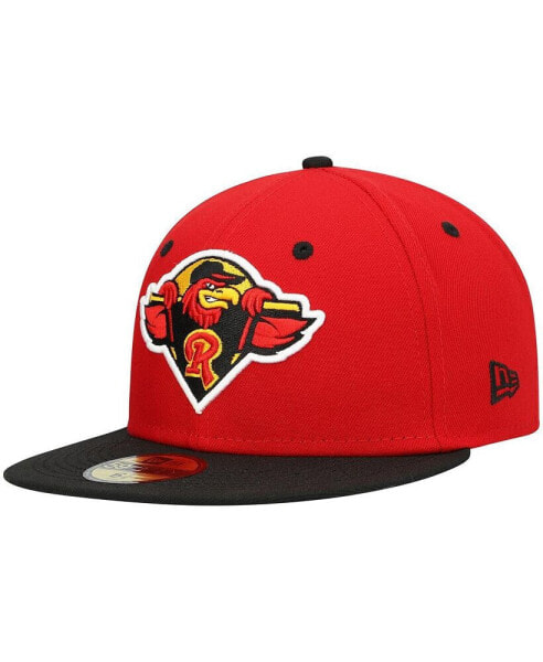 Men's Red Rochester Red Wings Authentic Collection Road 59FIFTY Fitted Hat