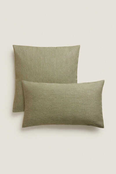 Plain cushion cover