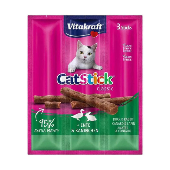 VITAKRAFT CatStick Classic Duck and rabbit 18g cat treat