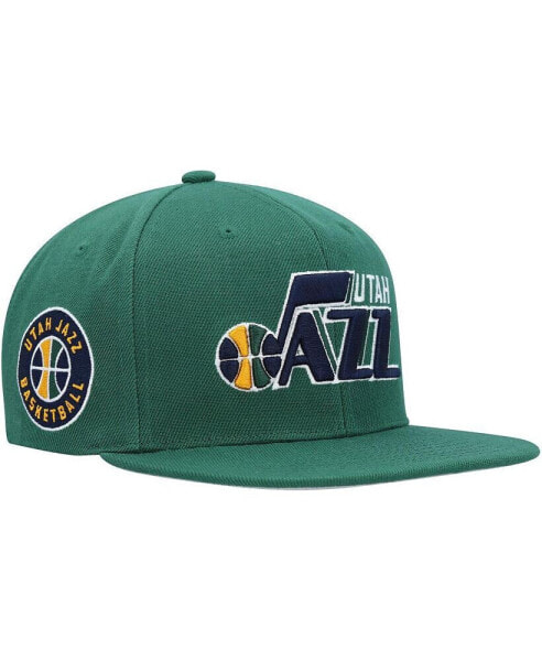 Бейсболка SNAPBACK Mitchell&Ness Green Utah Jazz 2.0