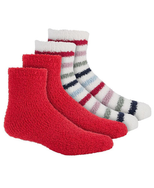 Women's 2-Pk. Holiday Fuzzy Butter Socks, Created for Macy's