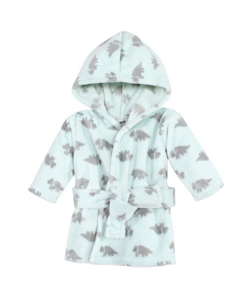 Baby Unisex Baby h Animal Face Bathrobe, Triceratops, 0-9 Months