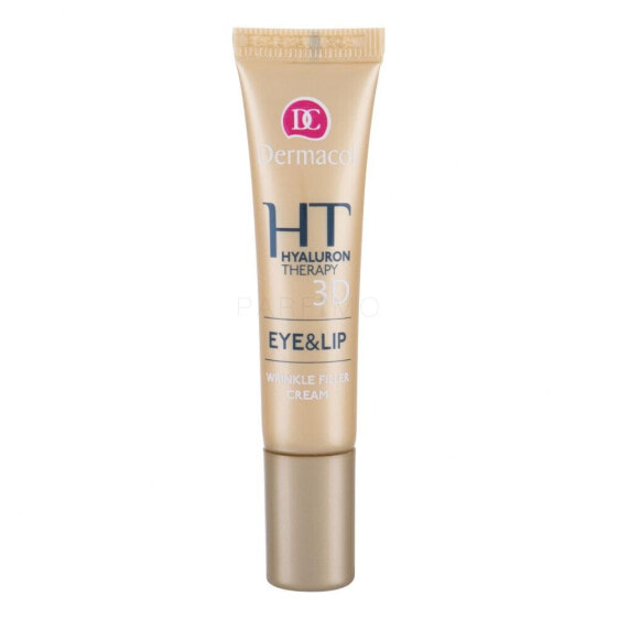 Dermacol 3D Hyaluron Therapy Eye&Lip Wrinkle Filler Cream 15 ml augencreme Feine Linien & Falten für Frauen