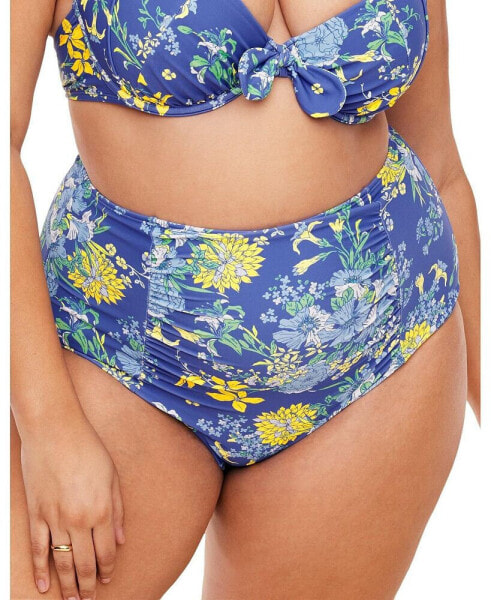 Plus Size Shelby Swimwear High-Waist Bikini Bottom