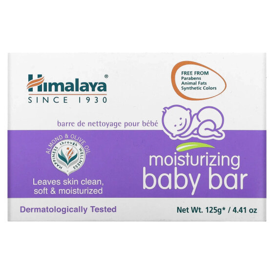 Детское мыло для купания увлажняющее Himalaya Herbals 125 г