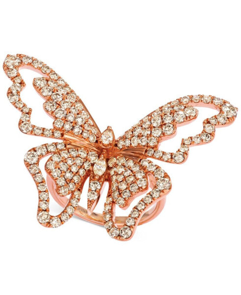 Butterfly Away® Nude Diamond™ Ring (2-3/4 ct. t.w.) in 14k Rose Gold