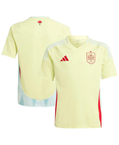 Big Boys and Girls Yellow Spain National Team 2024 Away Replica Jersey