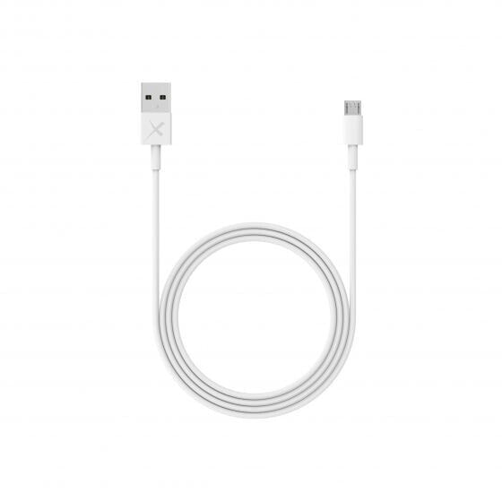 Xlayer 214098 - 1 m - Micro-USB A - Mini-USB B - USB 2.0 - White