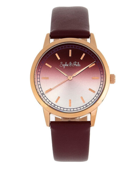 Часы и аксессуары Sophie And Freda Наручные часы San Diego кожаный ремешок, 39 мм