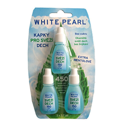 Капли для свежего дыхания White Pearl 3 x 3,7 мл