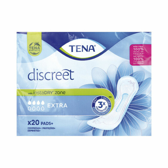 Прокладки без крылышек TENA Discreet Extra 20 штук