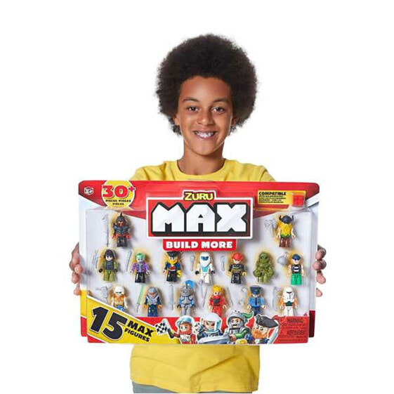 ZURU Figures Max Build Blister 15 Units 36x24 cm Assorted Figures