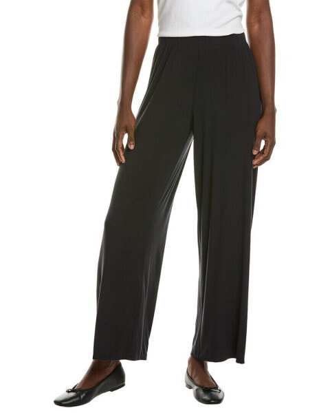 Barefoot Dreams Malibu Collection Ultra Soft Rib Wide Leg Pant Women's Black M