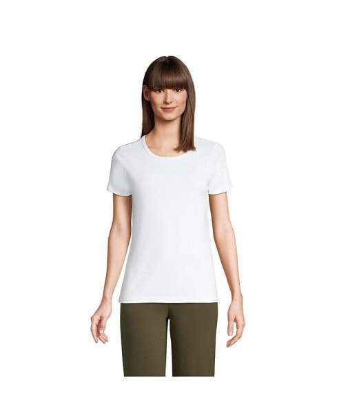 Women's Tall Crew Neck Rib T-shirt