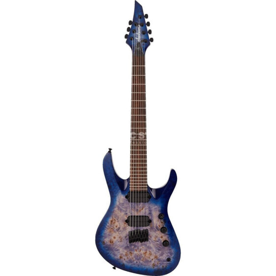 Jackson Pro Series Signature Chris Broderick Soloist HT7P Transparent Blue