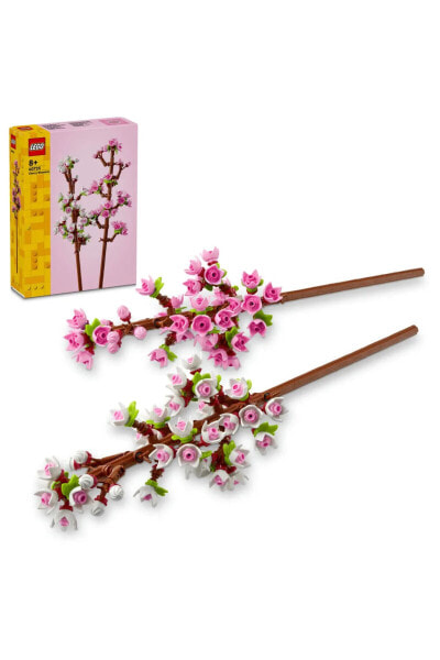 ® Kiraz Çiçekleri İnşa Edilebilen Çiçek Buketi 40725 - 8 Yaş+ İçin Yapım Seti (430 Parça)