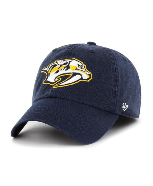 Men's Navy Nashville Predators Classic Franchise Flex Hat