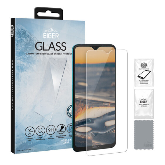 Eiger EGSP00636 - Clear screen protector - Mobile phone/Smartphone - Nokia - Nokia 5.3 - Dust resistant - Scratch resistant - Shock resistant - Transparent
