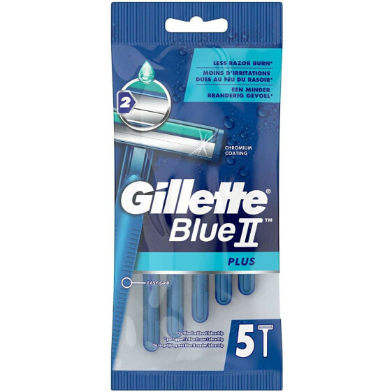 Лезвия для бритья Gillette Blue Ii Plus 5 штук