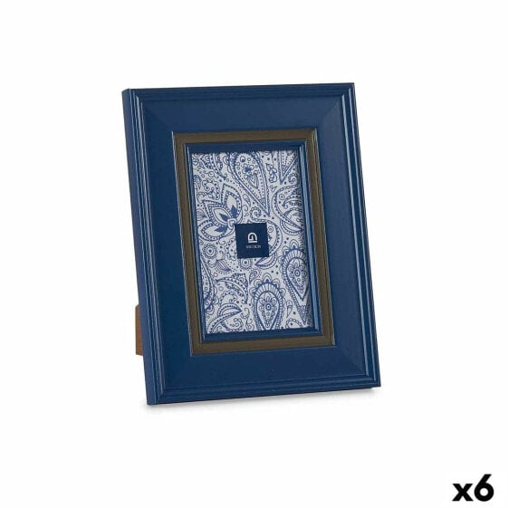 Фото рамка Стеклянный Синий Пластик (6 штук) (2 x 23 x 18 cm)