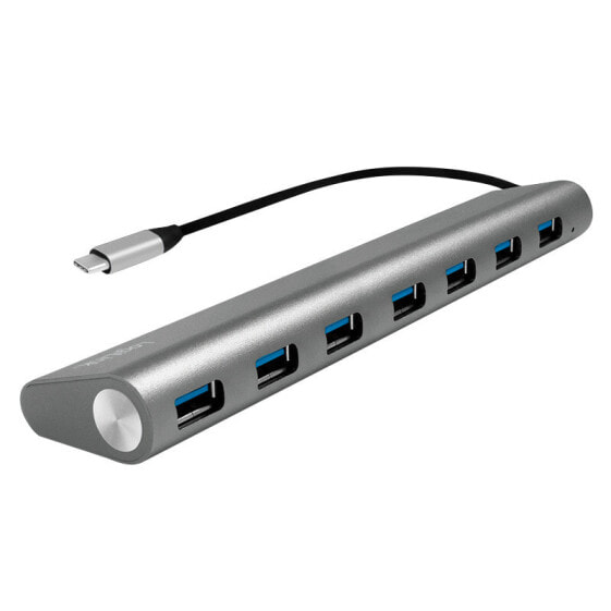 Адаптер LogiLink UA0310 USB 3.2 Gen 1 (3.1 Gen 1) Type-C - USB 3.2 Gen 1 (3.1 Gen 1) Type-A 5000 Mbit/s, серый, Android, Chrome
