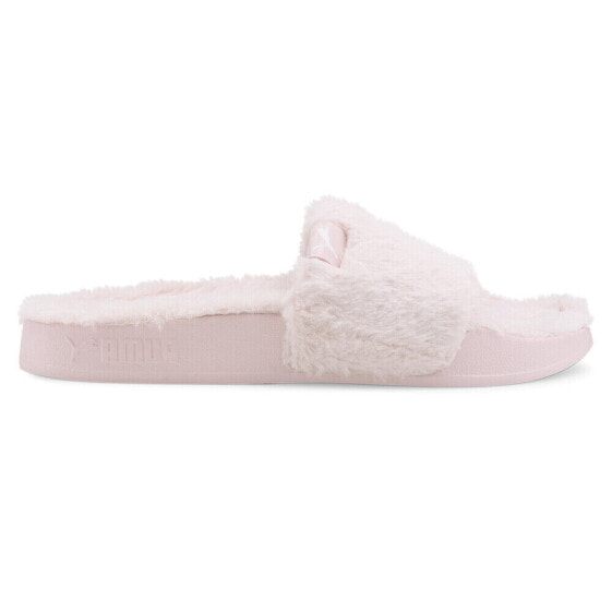 Puma Leadcat 2.0 Ylm Fluff Slide Womens Pink Casual Sandals 38580302