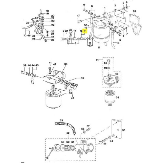 VETUS M4.14 Banjo Bolt