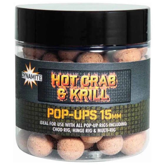 DYNAMITE BAITS Hot Crab&Krill Pop Ups