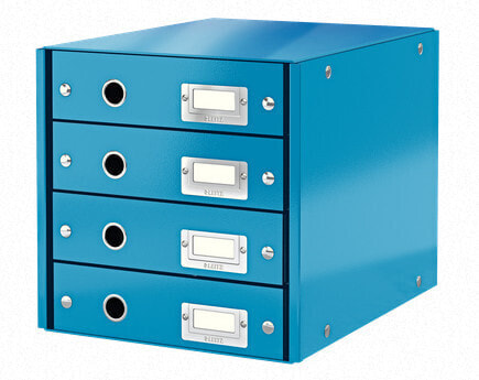 Esselte Leitz 60490036 - Fibreboard - Blue - A4 - 4 drawer(s) - Envelope - Letter - Note - Paper - Picture - 2.49 kg