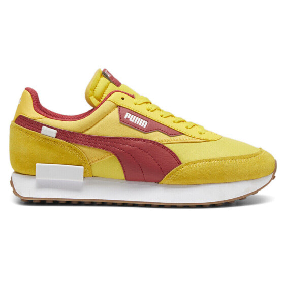 Puma Future Rider Play On Lace Up Mens Yellow Sneakers Casual Shoes 39347320