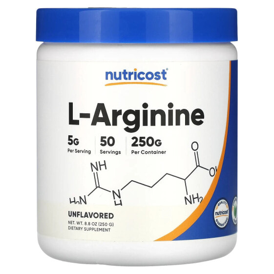 Аминокислота Nutricost L-Аргинин, безвкусный, 17.9 унций (500 г)