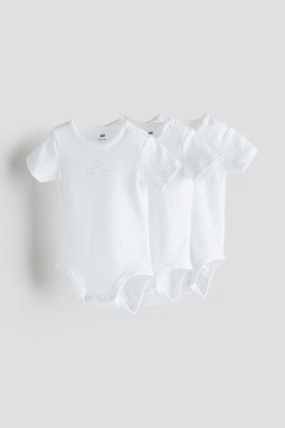 3-pack Cotton Jersey Bodysuits