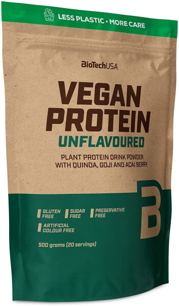 BioTechUSA Vegan Protein | Rice and Pea Based Shake with Superfoods and Amino Acids | Sugar, Lactose and Gluten Free, 2 kg, Banana