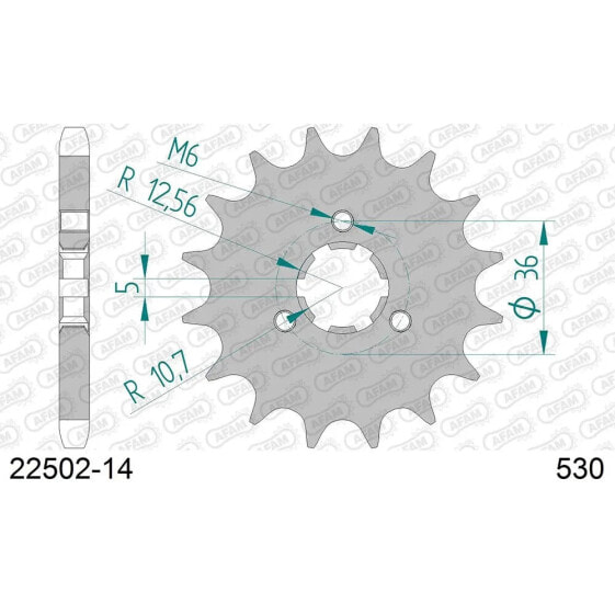 AFAM 22502 Front Sprocket