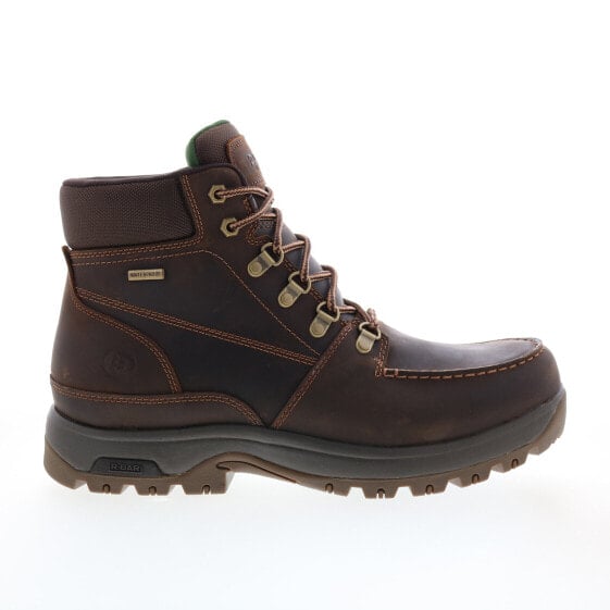 Ботинки мужские Dunham 8000 Works Moc Boot коричневые 6E широкие из натуральной кожи
