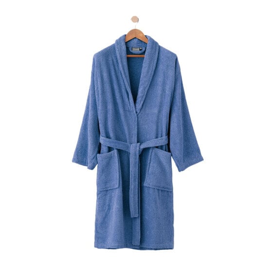 Dressing Gown Paduana Blue 450 g/m² 100% cotton