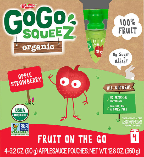 Детское пюре GoGo Squeez фруктовое, 360 г