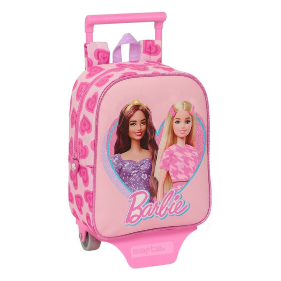 Рюкзак походный Safta Mini Barbie Love с колесиками