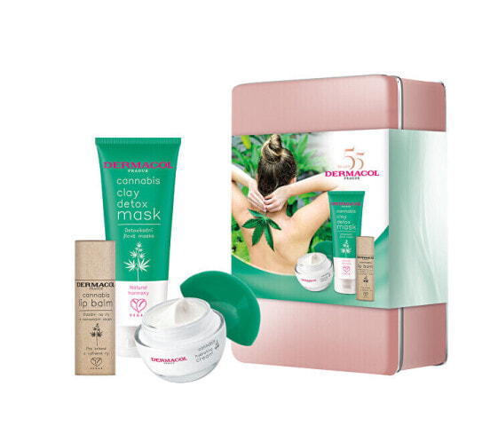 Cannabis II skin care gift set.