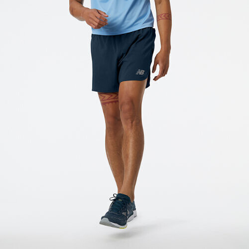 Беговые шорты для мужчин New Balance Impact Run 5 Inch синие