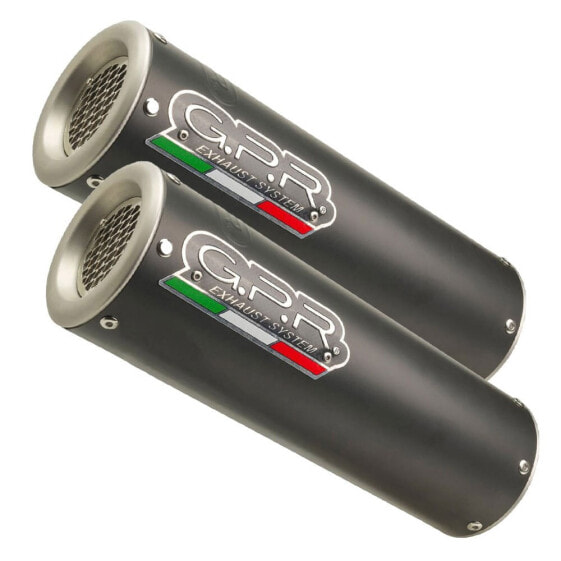 GPR EXHAUST SYSTEMS M3 Titanium Double Monster 796 10-14 Homologated Muffler