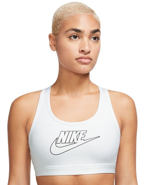 Women's Swoosh Logo Medium-Support Padded Sport Bra