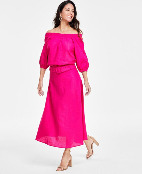 Макси-юбка с поясом I.N.C. International Concepts для женщин, созданная для Macy's.
