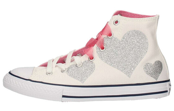 Кеды женские Converse Chuck Taylor All Star Hi серебристые