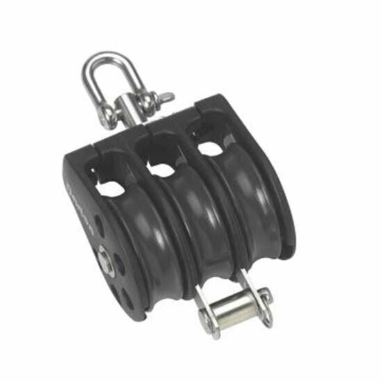 BARTON MARINE T1 Triple Swivel Pulley With Becket