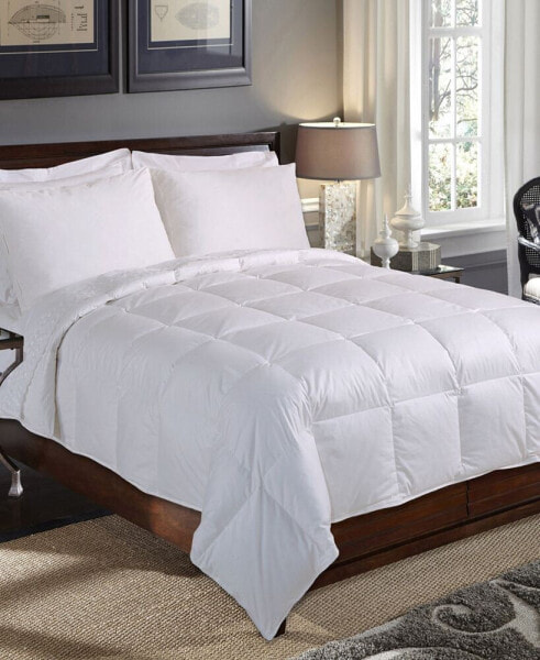 Одеяло Blue Ridge White Down Fiber Baffle Box 240 Thread Count 100% Cotton Comforter, Full/Queen
